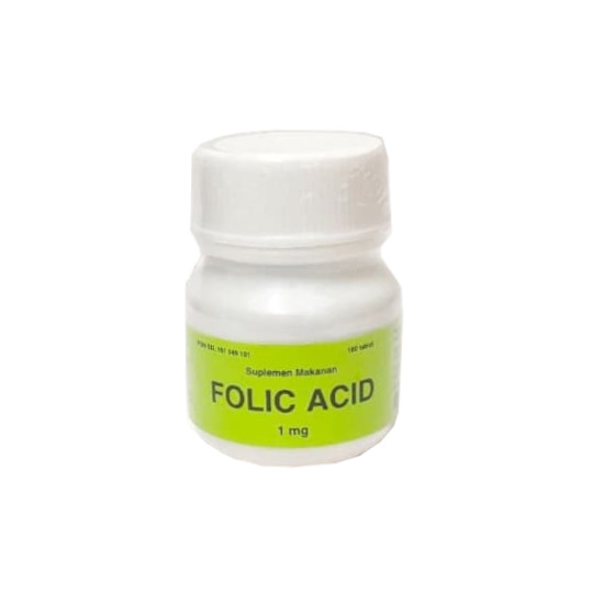 Folic Acid 1 mg 100 Tablet Kegunaan, Efek Samping, Dosis dan Aturan