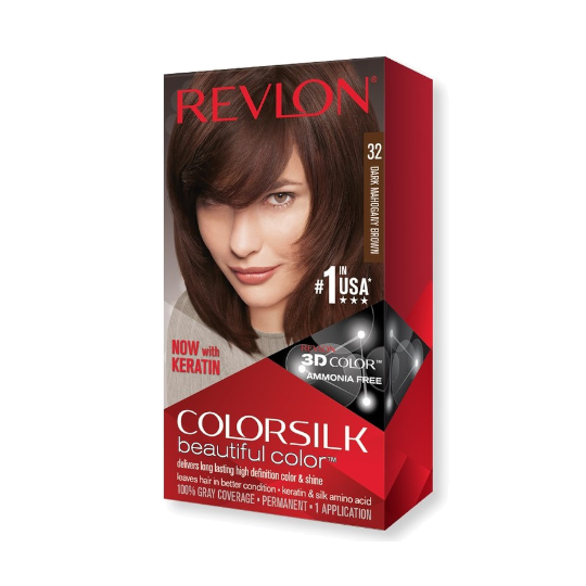 Revlon Colorsilk Dark Mahogany Brown 032 Revlon Colorsilk Dark Mahogany Brown 032