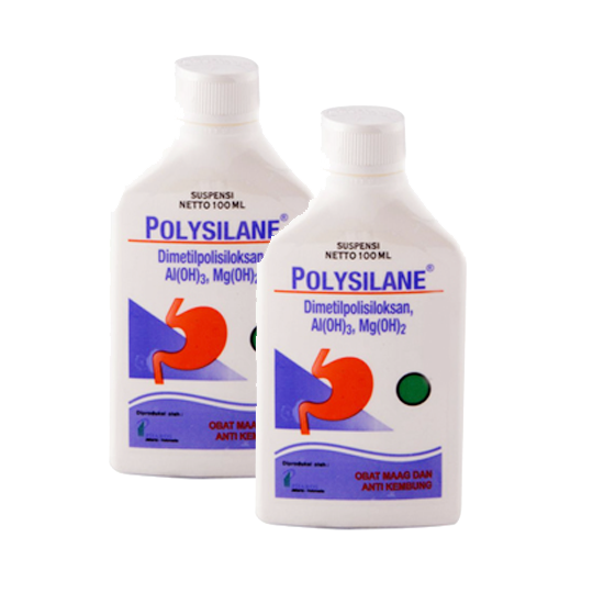 Polysilane Sirup 100 ml 2 Botol - Hemat Borongan - Kegunaan, Efek ...