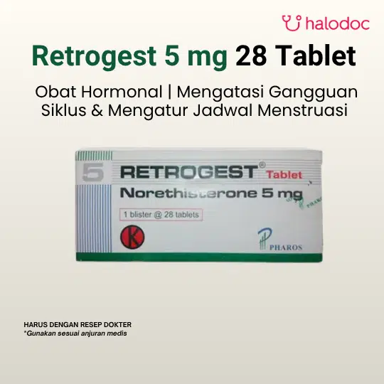 Retrogest 5 mg 28 Tablet