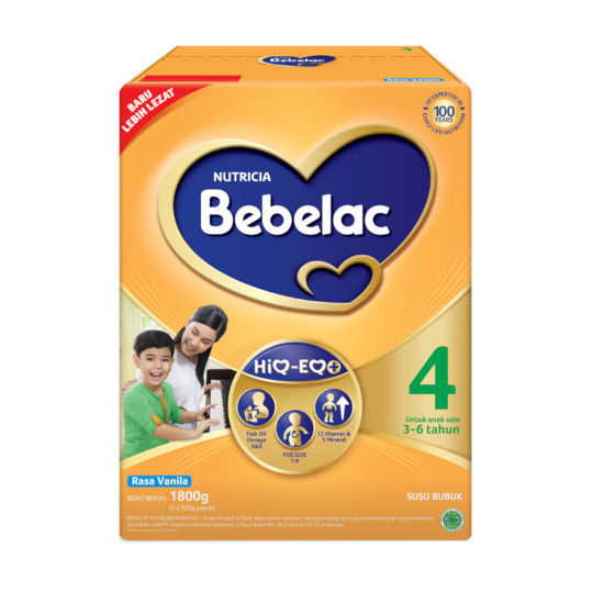 Bebelac 4 Vanila Susu Bubuk 1800 g Bebelac 4 Vanila Susu Bubuk 1800 g