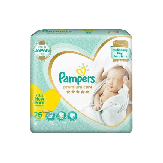 Pampers Premium Care New Baby New Born 26 Pads Pampers Premium Care New Baby New Born 26 Pads