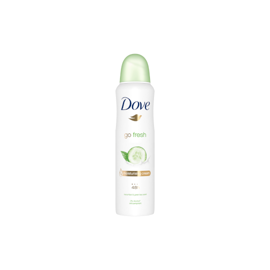 Dove Go Fresh Cucumber Anti Perpirant Deodorant Aerosol 150 ml Dove Go Fresh Cucumber Anti Perpirant Deodorant Aerosol 150 ml