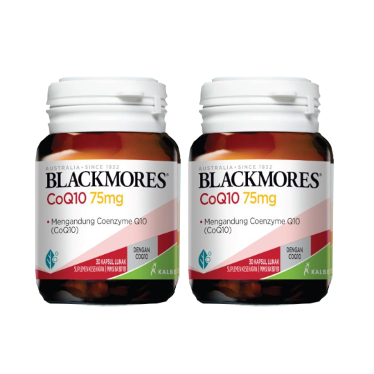 Blackmores CoQ 10 75 mg 2 Botol (30 Kapsul/Botol) - Hemat Borongan Blackmores CoQ 10 75 mg 2 Botol (30 Kapsul/Botol) - Hemat Borongan