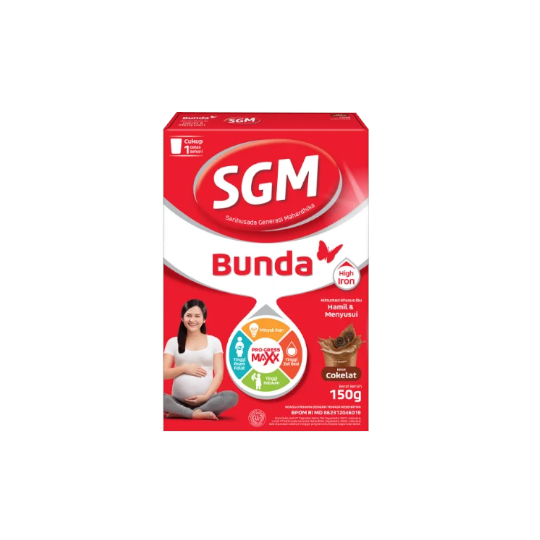SGM Bunda Pro-gress Maxx Coklat Susu Bubuk Khusus Ibu Hamil & Menyusui 150 g SGM Bunda Pro-gress Maxx Coklat Susu Bubuk Khusus Ibu Hamil & Menyusui 150 g