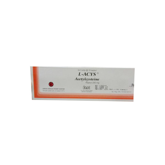 L-Acys 200 mg 10 Kapsul L-Acys 200 mg 10 Kapsul