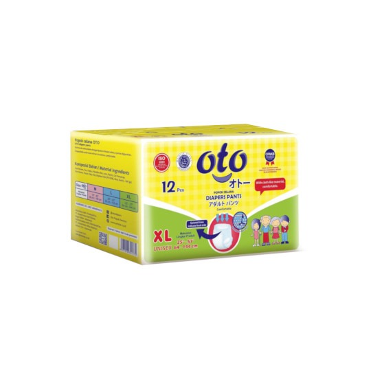 Oto Adult Pants XL 12 Pieces Oto Adult Pants XL 12 Pieces