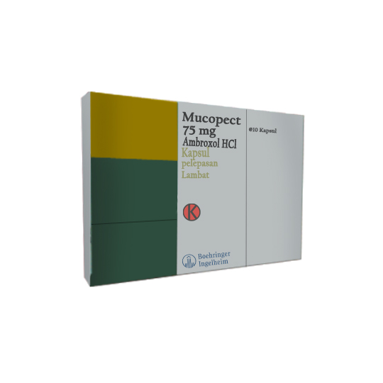 MUCOPECT RETARD 75 MG 10 KAPLET MUCOPECT RETARD 75 MG 10 KAPLET