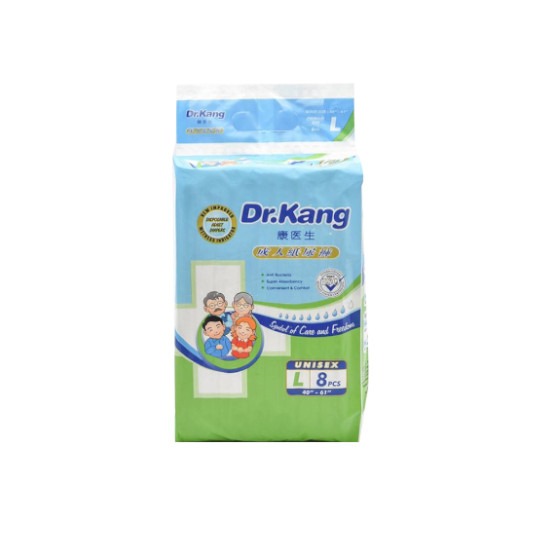 Dr Kang Disp Size L Adult Diapers 8 Pieces Dr Kang Disp Size L Adult Diapers 8 Pieces