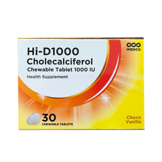 Hi-D 1000 Vitamin D3 6 Tablet Hi-D 1000 Vitamin D3 6 Tablet