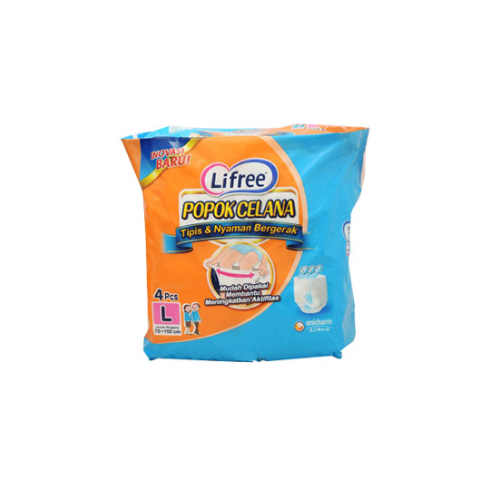 Lifree Popok Dewasa Celana L 4 Pieces Lifree Popok Dewasa Celana L 4 Pieces