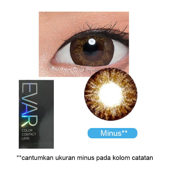 Evar Mini Mia Brown Softlens Minus Evar Mini Mia Brown Softlens Minus