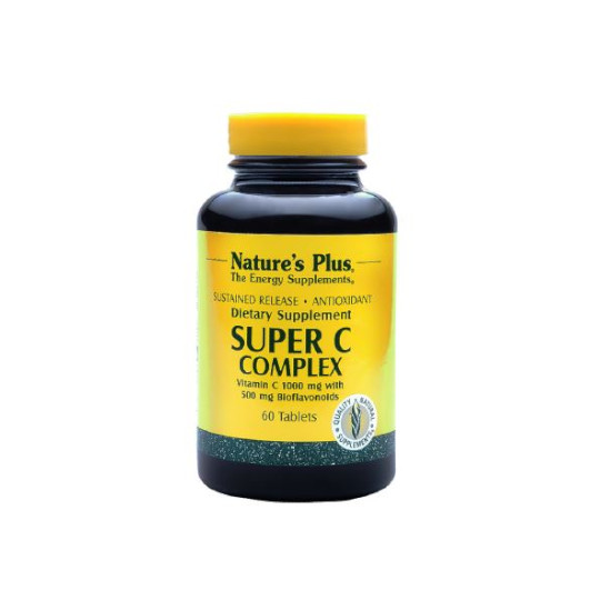 NATURE'S PLUS SUPER C COMPLEX SUSTAINED RELEASE 60 KAPSUL NATURE'S PLUS SUPER C COMPLEX SUSTAINED RELEASE 60 KAPSUL