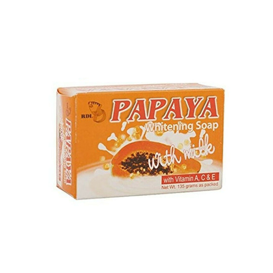 Rdl Papaya Whitening Soap with Milk 135 g Rdl Papaya Whitening Soap with Milk 135 g