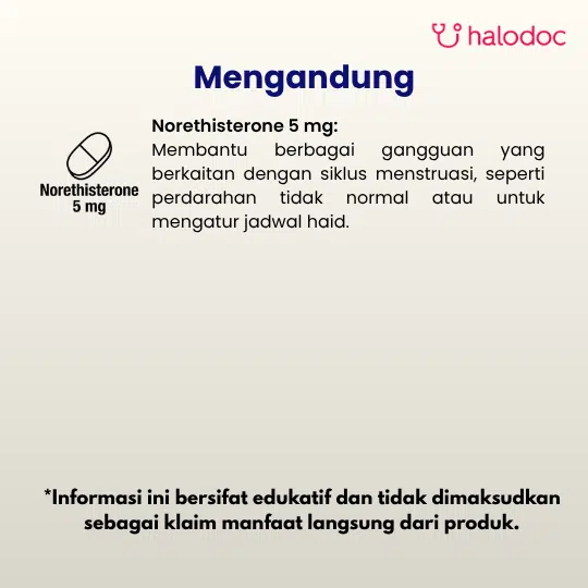 Retrogest 5 mg 28 Tablet - Gambar 2