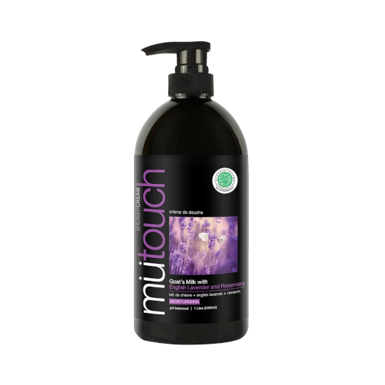 MU Touch Shower Cream Goats Milk With Lavender & Rosemary 1000 ml MU Touch Shower Cream Goats Milk With Lavender & Rosemary 1000 ml