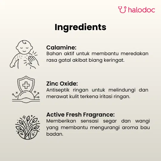 Caladine Powder Active Fresh 60 g - Gambar 3