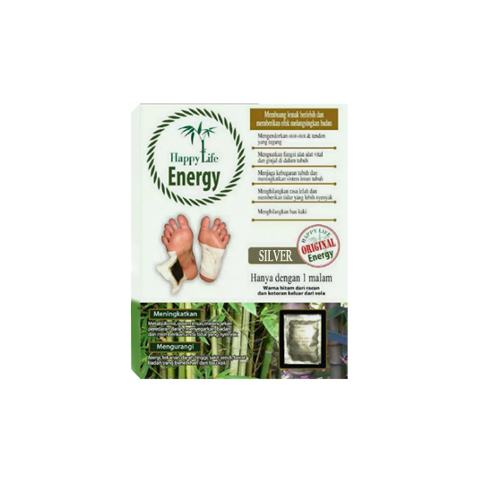 HAPPY LIFE ENERGY SILVER FOOT PATCH HAPPY LIFE ENERGY SILVER FOOT PATCH