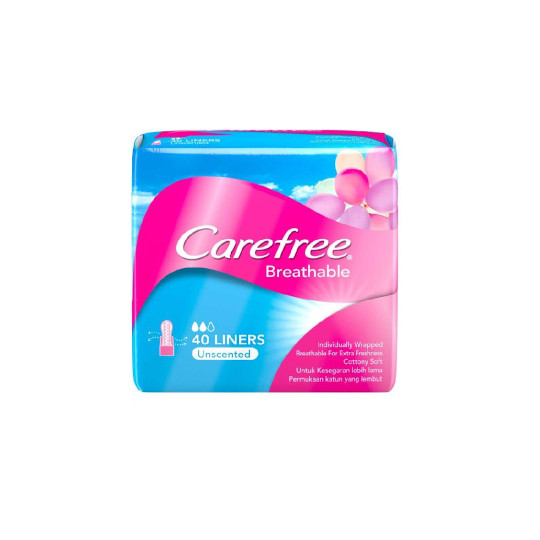 CARE FREE BREATHABLE PANTY LINERS 40 PADS CARE FREE BREATHABLE PANTY LINERS 40 PADS