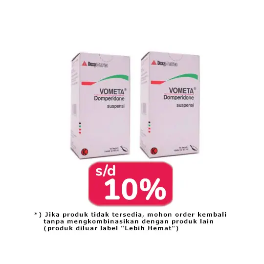 VOMETA SIRUP 60 ML 2 BOTOL - LEBIH HEMAT VOMETA SIRUP 60 ML 2 BOTOL - LEBIH HEMAT