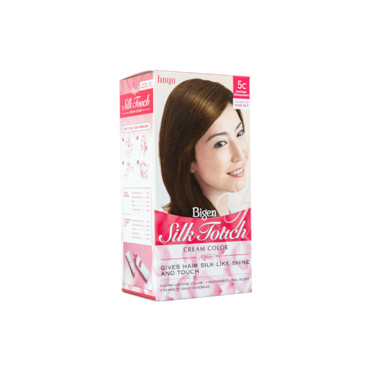 Bigen Silk Touch Hair Color Cream Apricot Copper 5C Bigen Silk Touch Hair Color Cream Apricot Copper 5C