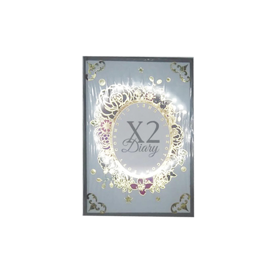 X2 DIARY CREAMY GREY - NO MINUS X2 DIARY CREAMY GREY - NO MINUS