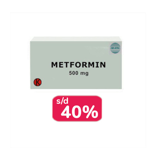 METFORMIN 500 MG 30 TABLET - OBAT RUTIN METFORMIN 500 MG 30 TABLET - OBAT RUTIN