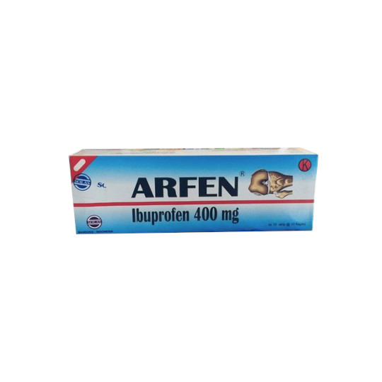 Arfen 400 mg 10 Kaplet Arfen 400 mg 10 Kaplet