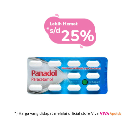 Panadol 500 Mg 10 Kaplet Kegunaan Efek Samping Dosis Dan Aturan Pakai Halodoc