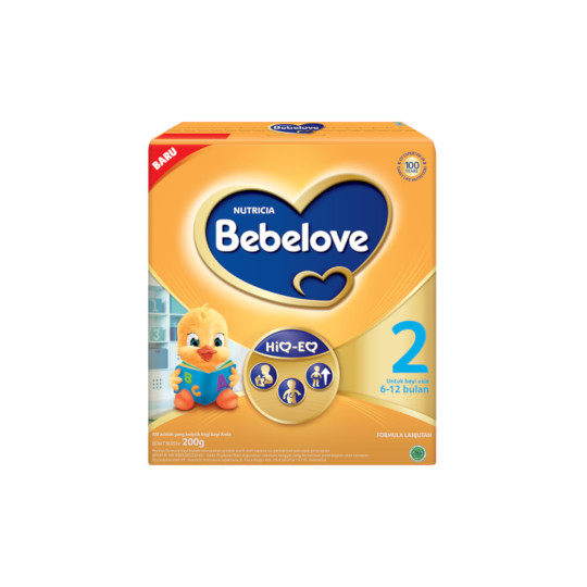 Bebelove 2 Formula Bayi Bubuk 200 g Bebelove 2 Formula Bayi Bubuk 200 g