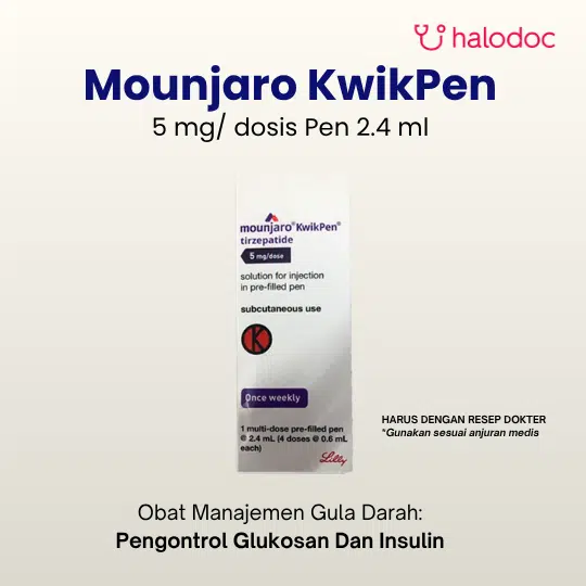Mounjaro Kwikpen 5 mg/ dosis Pen 2.4 ml