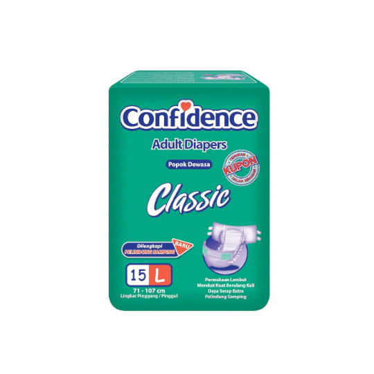 CONFIDENCE ADULT CLASSIC L 15 PIECES CONFIDENCE ADULT CLASSIC L 15 PIECES