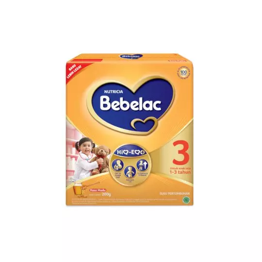 BEBELAC 3 MADU SUSU PERTUMBUHAN BUBUK 200 GR BEBELAC 3 MADU SUSU PERTUMBUHAN BUBUK 200 GR
