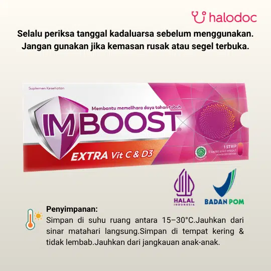Imboost Extra Vit C & D3 8 Kaplet - Gambar 5