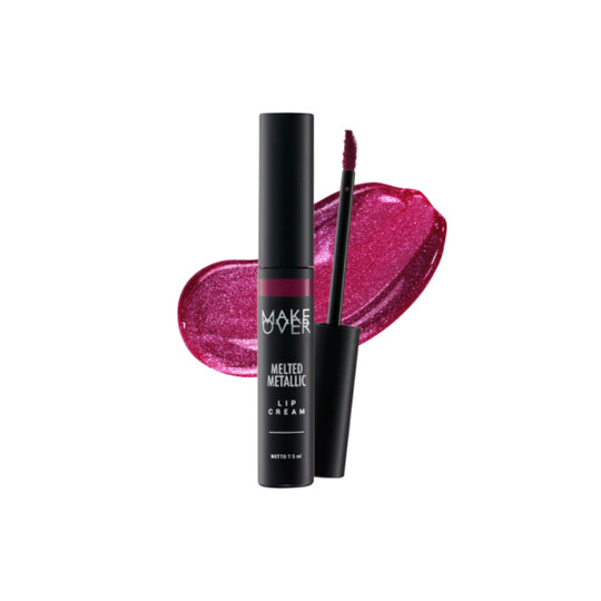 Make Over Melted Metallic Lip Cream 302 Fiery 7.5 ml Make Over Melted Metallic Lip Cream 302 Fiery 7.5 ml