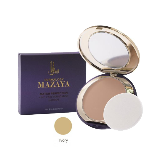 Mazaya Match Perfection 4 In 1 Foundation Ivory Mazaya Match Perfection 4 In 1 Foundation Ivory