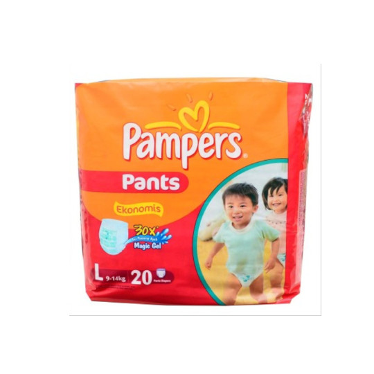 PAMPERS PANTS EKONOMIS SIZE L 20 PIECES PAMPERS PANTS EKONOMIS SIZE L 20 PIECES