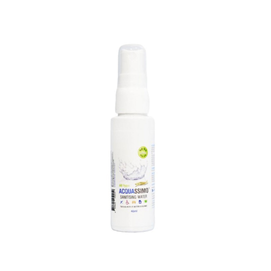 Acquassimo Sanitising Water All Type 40 ml Acquassimo Sanitising Water All Type 40 ml