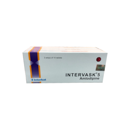 Intervask 5 mg 3 Strip (10 Tablet/Strip) - Obat Rutin Intervask 5 mg 3 Strip (10 Tablet/Strip) - Obat Rutin