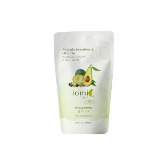 Iomi Yoghurt Shower Cream Avocado & Olive Oil Pouch 900 ml Iomi Yoghurt Shower Cream Avocado & Olive Oil Pouch 900 ml
