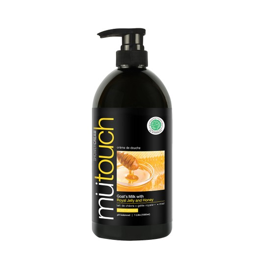 MU Touch Shower Cream Goats Milk with Honey & Royal Jelly 1000 ml MU Touch Shower Cream Goats Milk with Honey & Royal Jelly 1000 ml