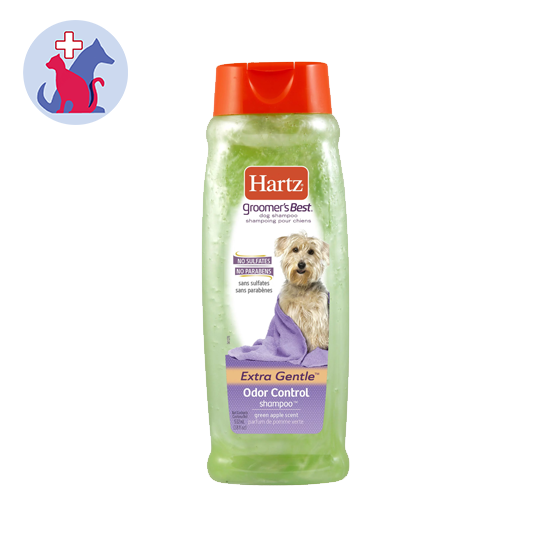 Hartz Dog Shampoo Extra Gentle Odor Control Green Apple Scent 532 ml