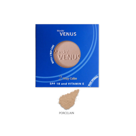 Marcks Venus Two Way Cake Refill Porcelain 12 gr Marcks Venus Two Way Cake Refill Porcelain 12 gr