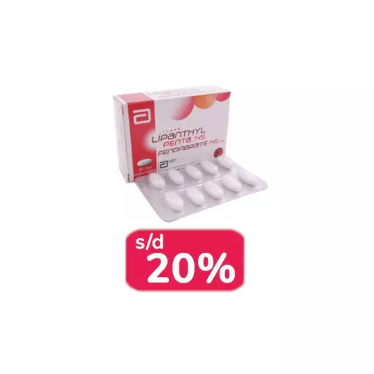LIPANTHYL PENTA 145 30 TABLET - OBAT RUTIN LIPANTHYL PENTA 145 30 TABLET - OBAT RUTIN
