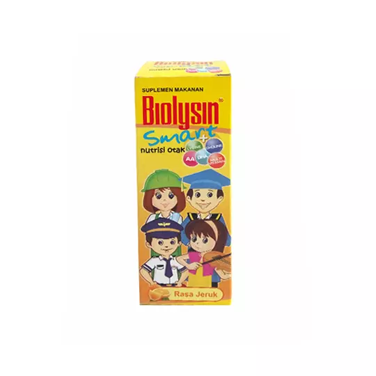 BIOLYSIN SMART SIRUP RASA JERUK 100 ML BIOLYSIN SMART SIRUP RASA JERUK 100 ML