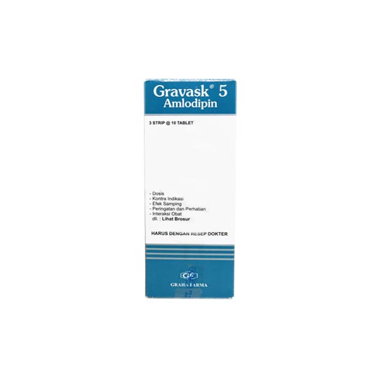 GRAVASK 5 MG 10 KAPLET GRAVASK 5 MG 10 KAPLET