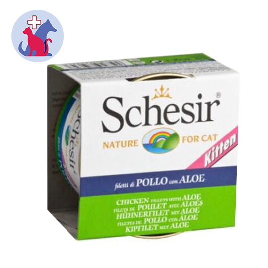 Schesir Nature for Cat Chicken Fillets With Aloe 85 g Schesir Nature for Cat Chicken Fillets With Aloe 85 g