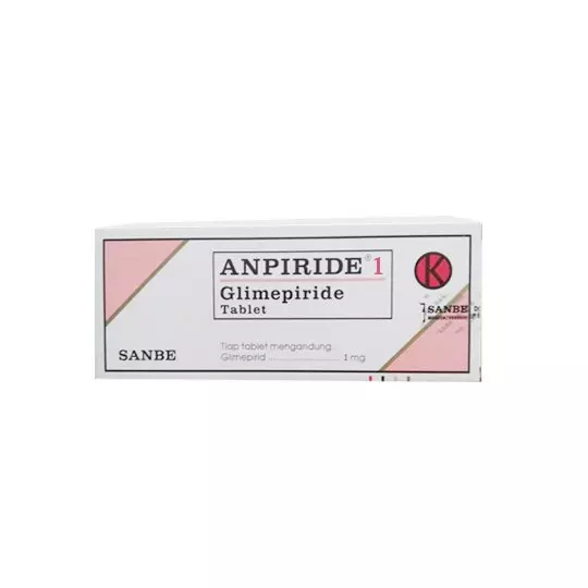 ANPIRIDE 1 MG 10 TABLET ANPIRIDE 1 MG 10 TABLET