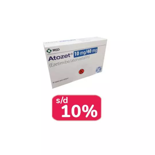 ATOZET 10 MG/40 MG 30 TABLET - OBAT RUTIN ATOZET 10 MG/40 MG 30 TABLET - OBAT RUTIN