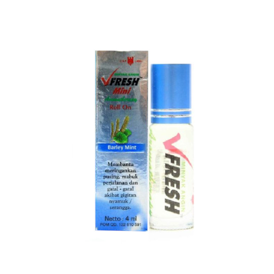 CAP LANG V FRESH BARLEYMINT ROLL ON 4 ML CAP LANG V FRESH BARLEYMINT ROLL ON 4 ML